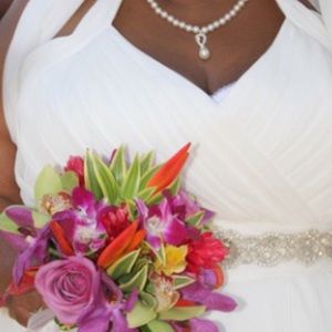 Plus size wedding dress